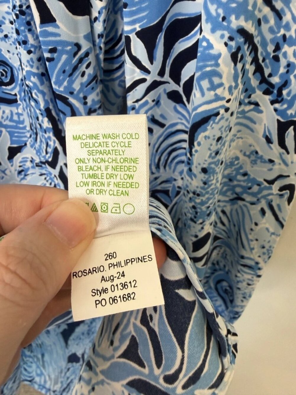 NWT Lilly Pulitzer Olivine Dress Sz 2 Bonaire Blue Coastal Constellation Belted - Picture 14 of 15